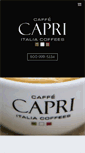 Mobile Screenshot of caffecapri.net