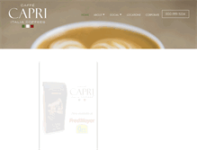 Tablet Screenshot of caffecapri.net